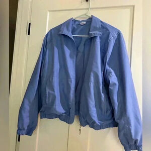 Vintage Norsport Women’s Blue Windbreaker Jacket Size Medium